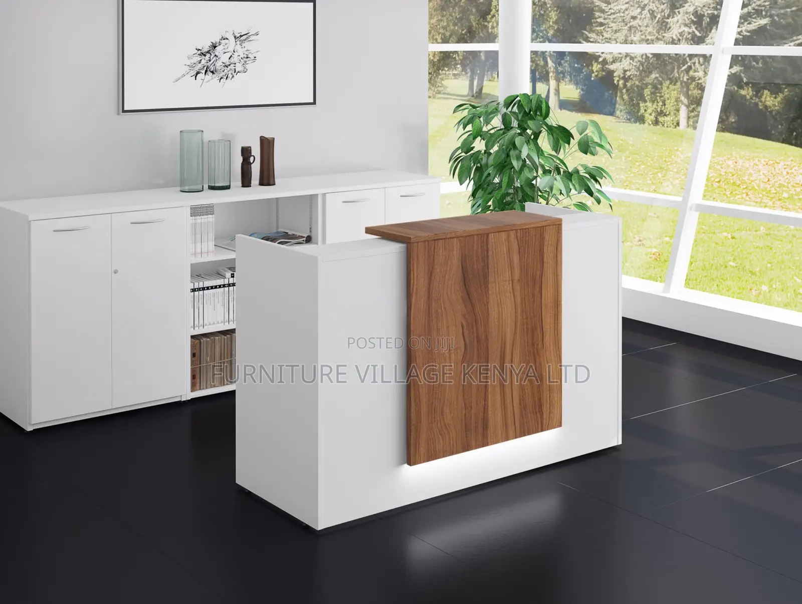 Frount Couter 1.2m Office Reception Desk