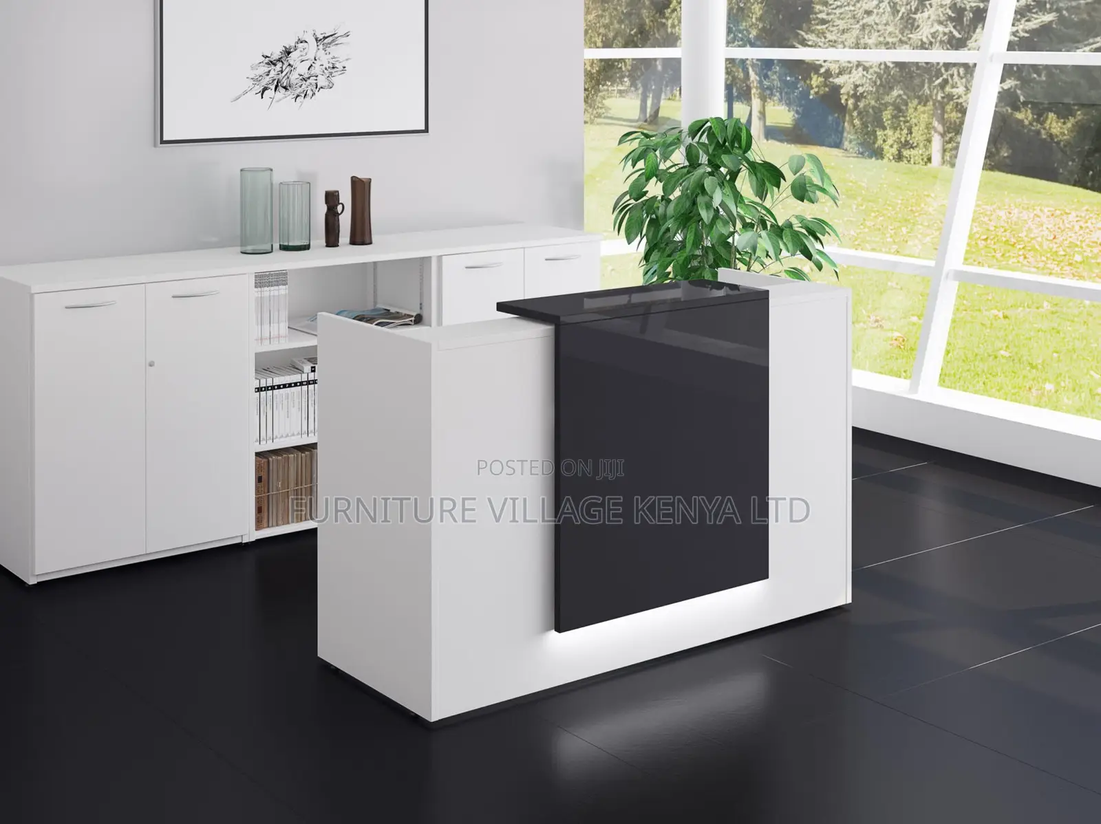 Frount Couter 1.2m Office Reception Desk