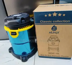 Nunix 15-Litre Wet Dry Vacuum Cleaner – Versatile Cleaning for Every