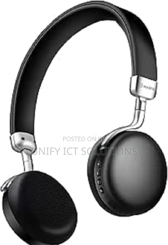 Neo Ai Wireless on-Ear Headphones With Micro Sd Card Slot (Black)