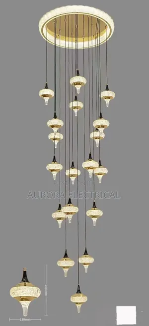 Led Staircase Chandelier