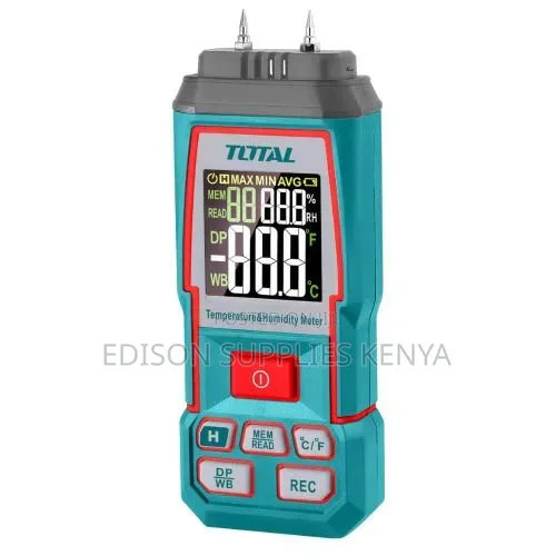 Total Wood Moisture Meter Digital Humidity Tester Water Leak Detector