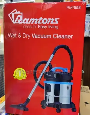 Ramtons Vacuum Cleaner 21 Litres,Versatile Wet Dry Cleaning Performa