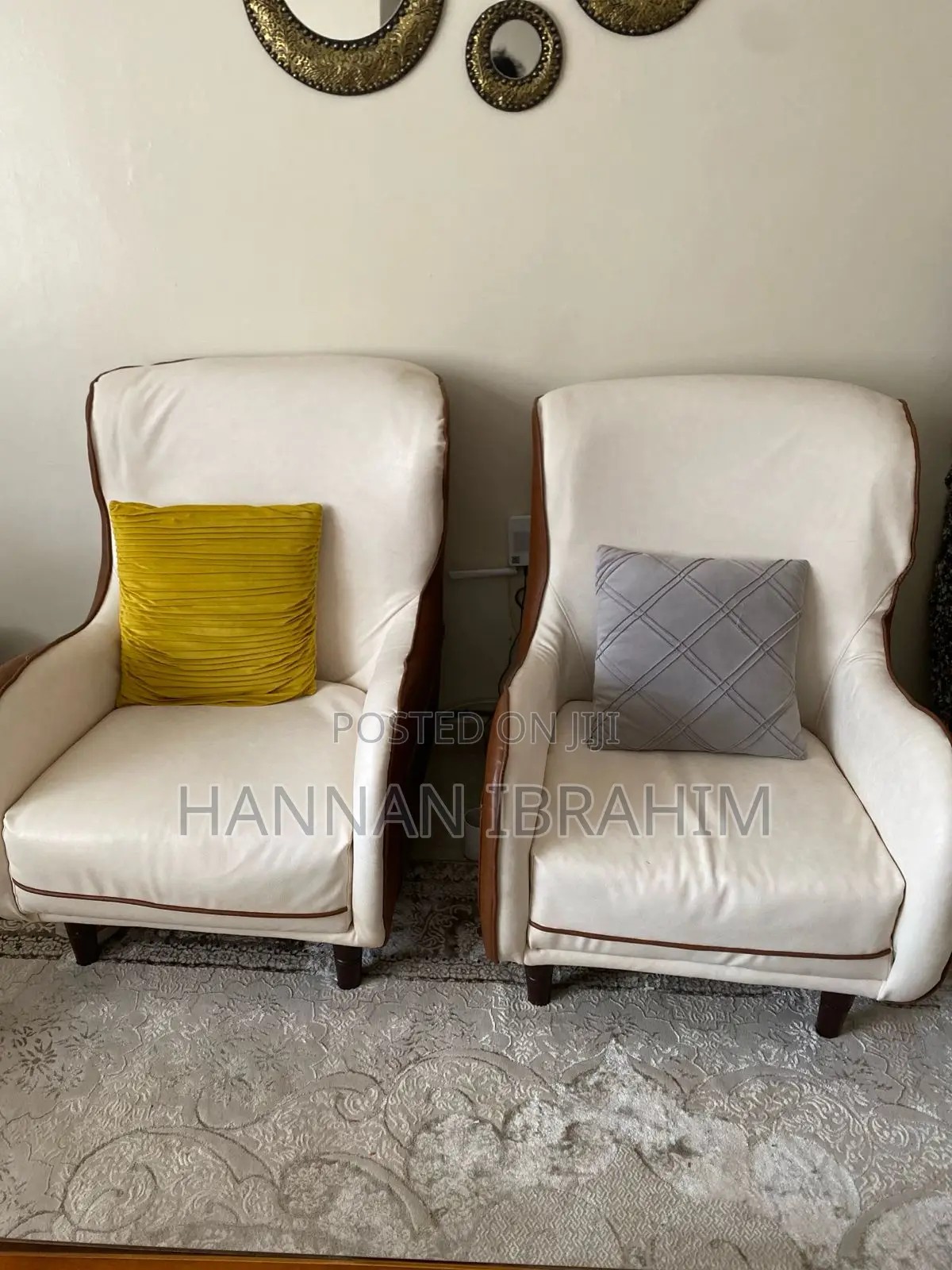7 Seater Leather Sofa