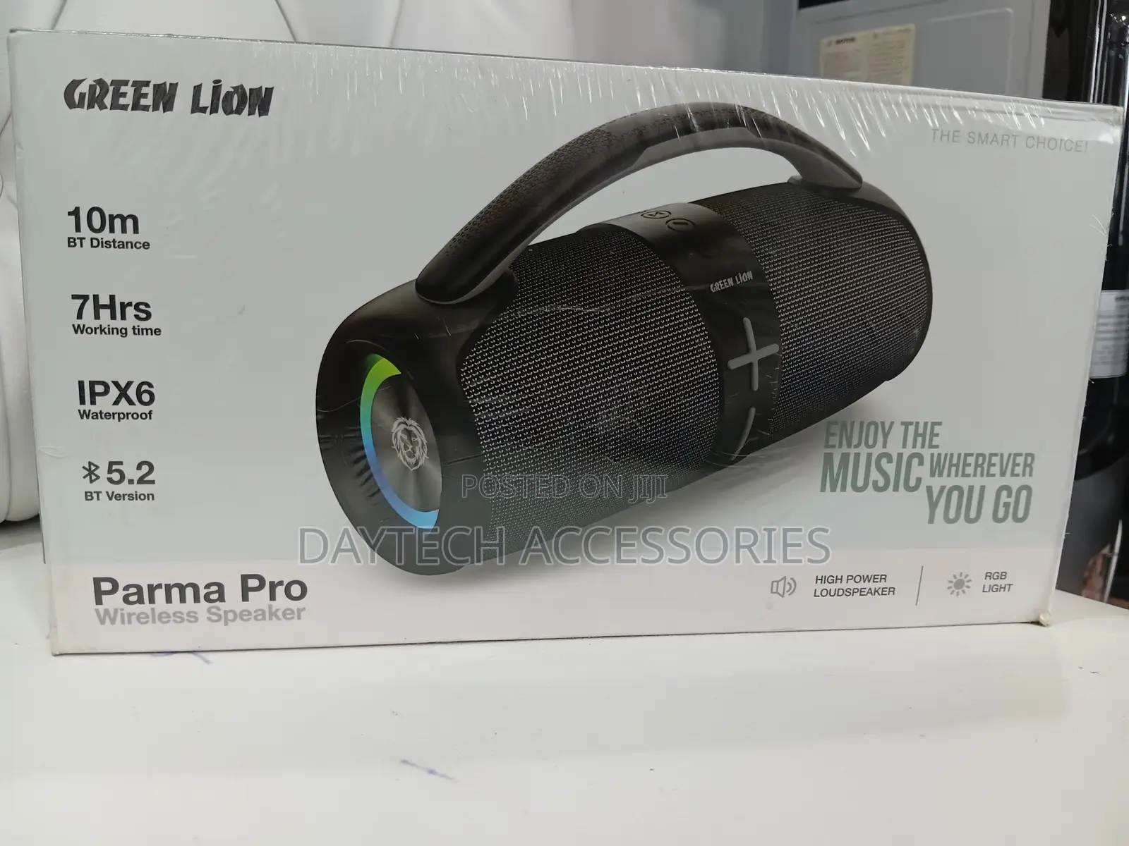 Green Lion Parma Pro Wireless Speaker With RGB Light.
