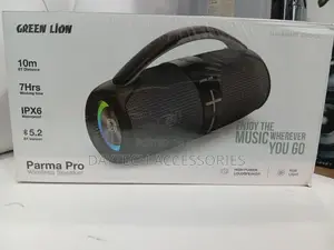 Green Lion Parma Pro Wireless Speaker With Convenient Carrying Handle.