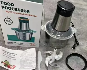 *2l Stainless Steel Electric Food Chopper Processor and Meat Mincer.