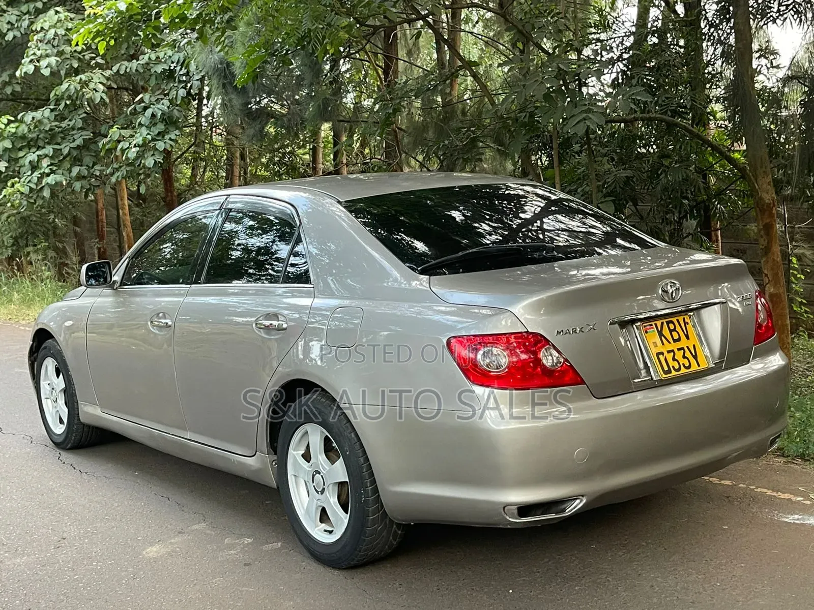 Toyota Mark X 2007 Silver