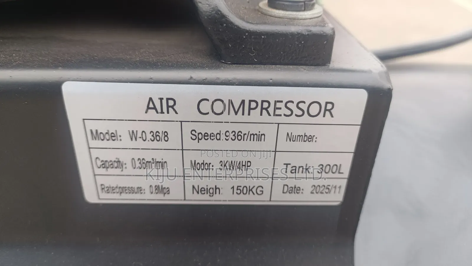 300lte Divo Electric Air Compressor For Sale