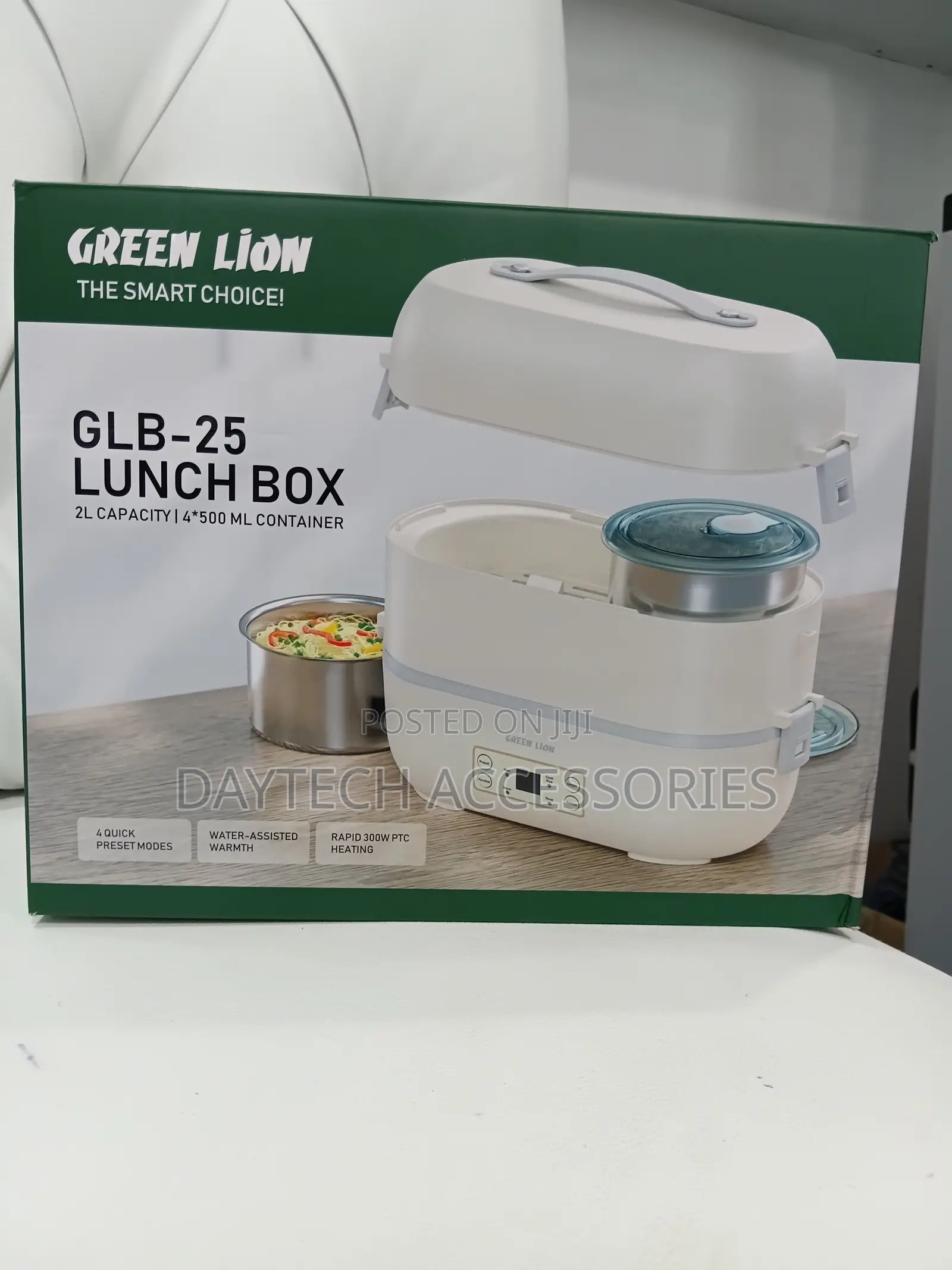 Green Lion GLB-25 Lunch Box 2l Capacity 4*500 Ml Container