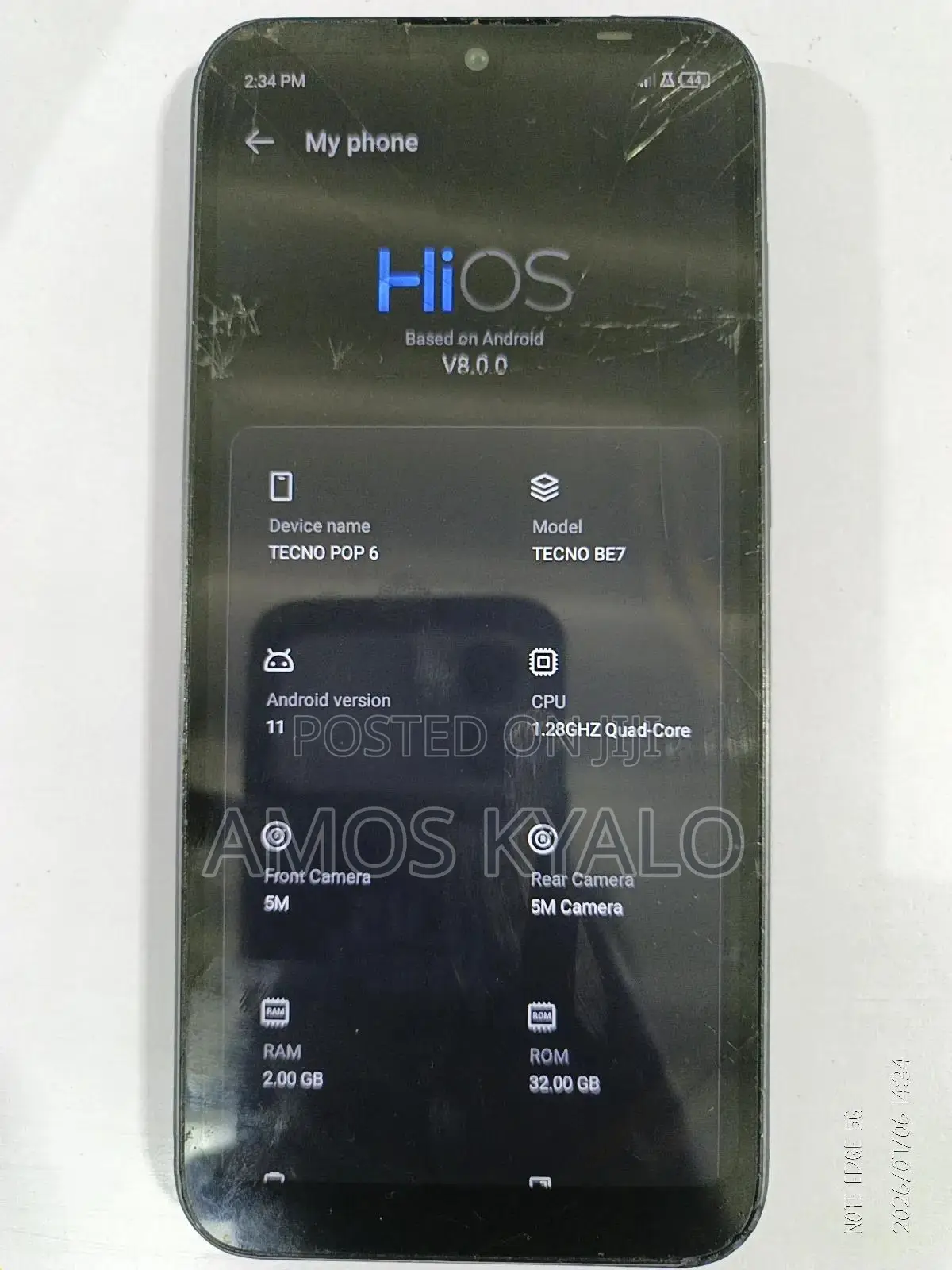 Tecno Pop 6 32 GB Blue