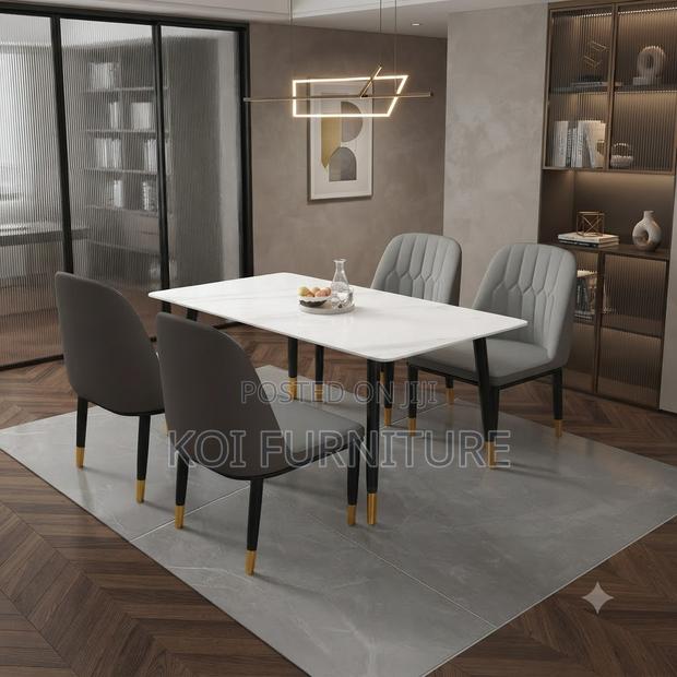 Dining Set; Four Seaters Home Dining Room Set - thumbnail 2
