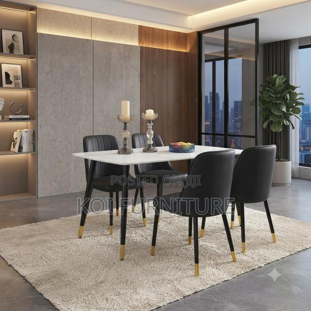 Dining Set; Four Seaters Home Dining Room Set - thumbnail 4
