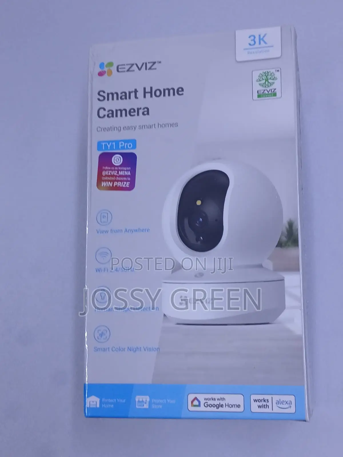 Ezviz Ty1 Wireless Indoor Camera – 360° Coverage Smart Security