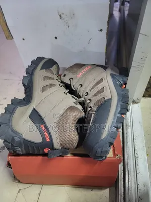 Grey Sky View Hiking Boots