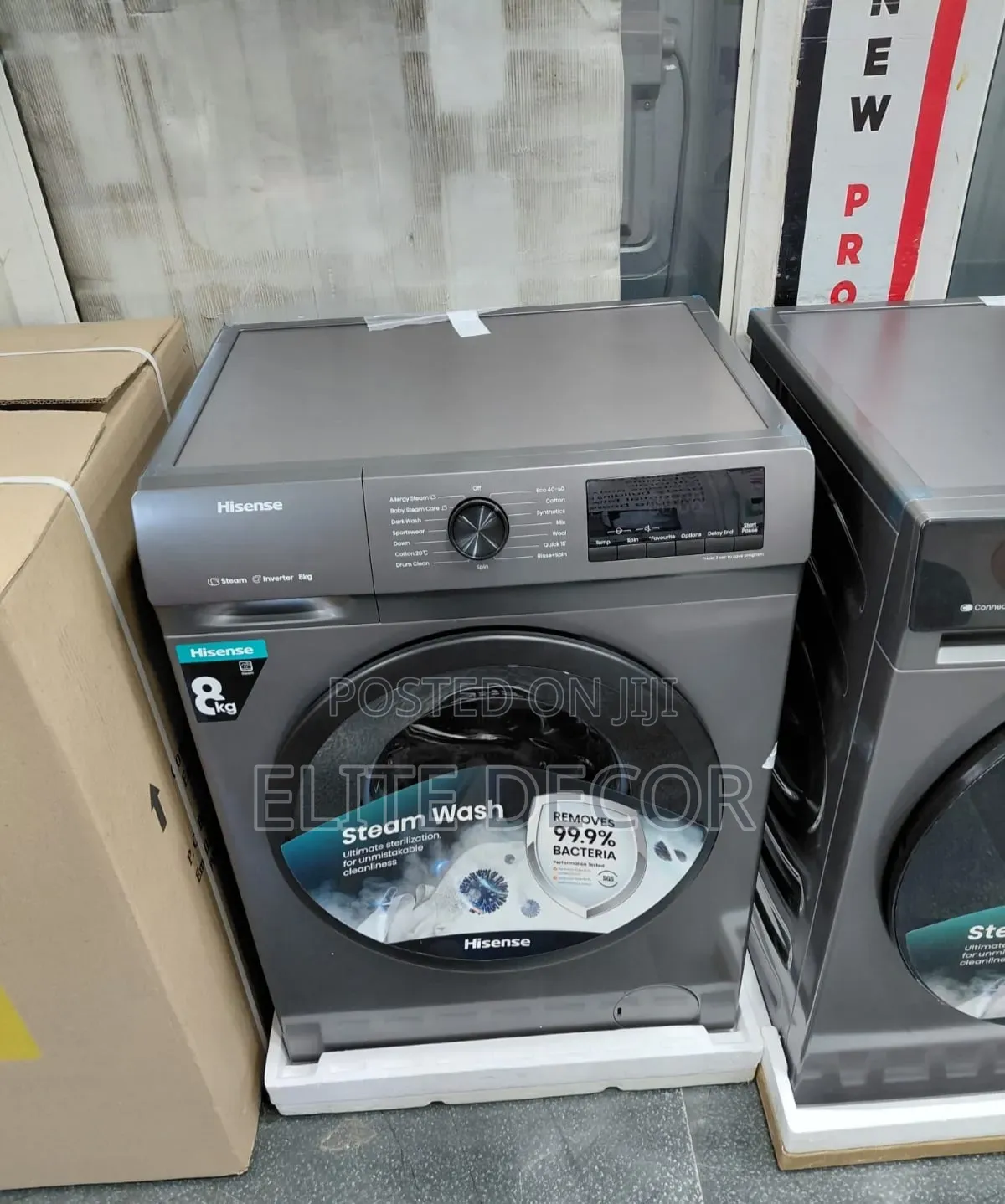 Hisense 8kg Front Load Washing Machine – Wash Spin, 1200rpm