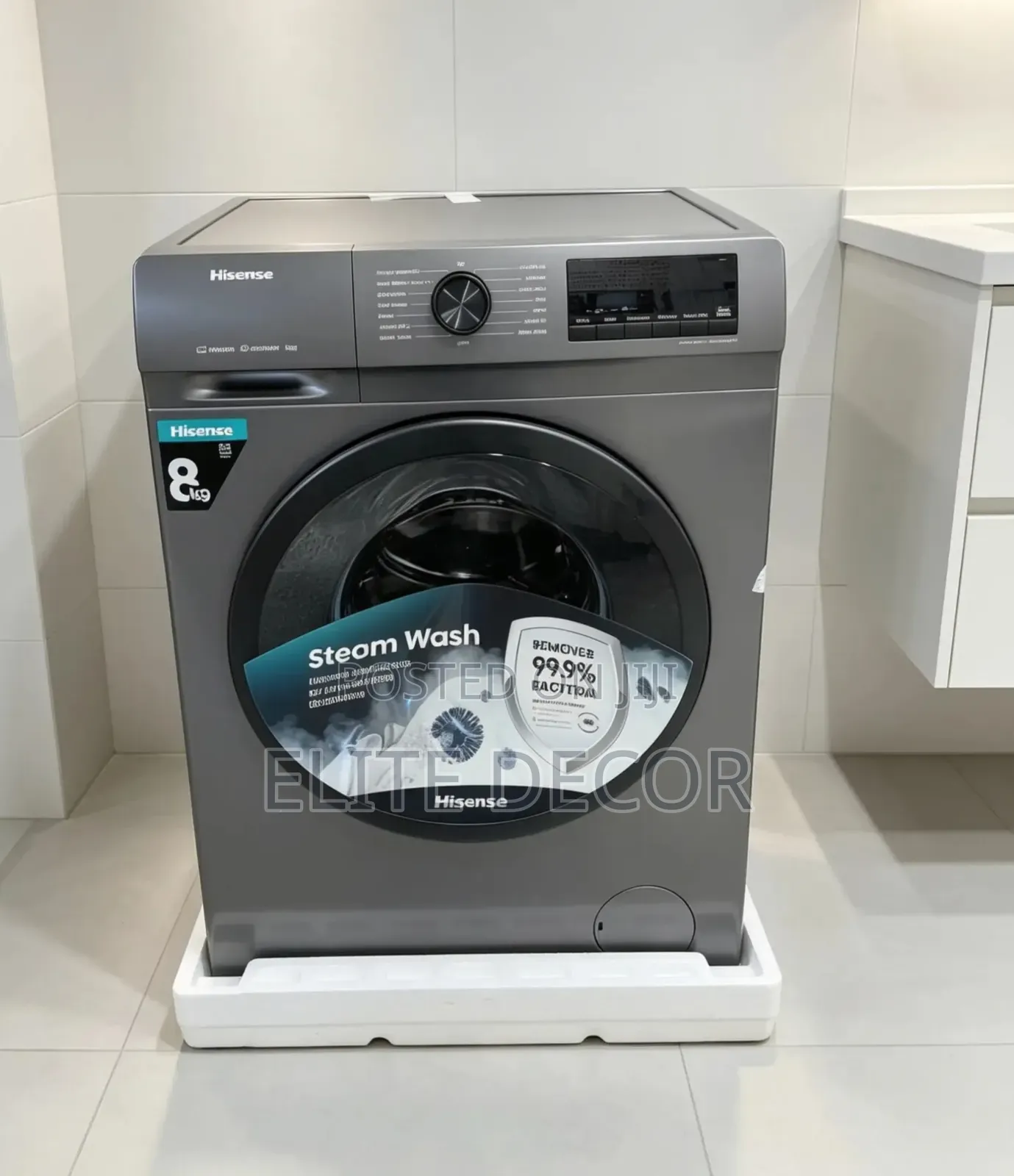 Hisense 8kg Front Load Washing Machine – Wash Spin, 1200rpm