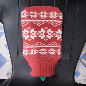 Hot Water Bottle With Removable Knitted Cover - 2l Warm Water Bag