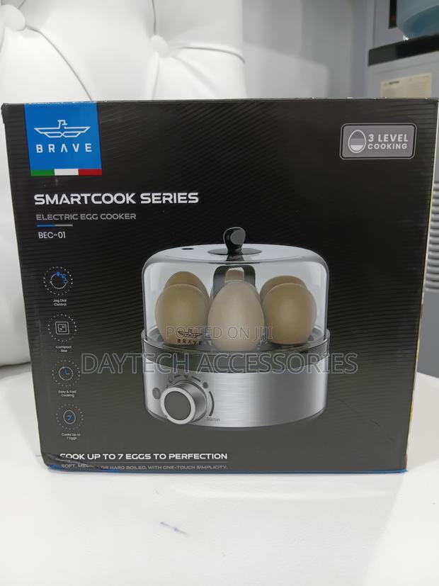 Brave Smart Electric Egg Cooker Boiler - Grey - main view