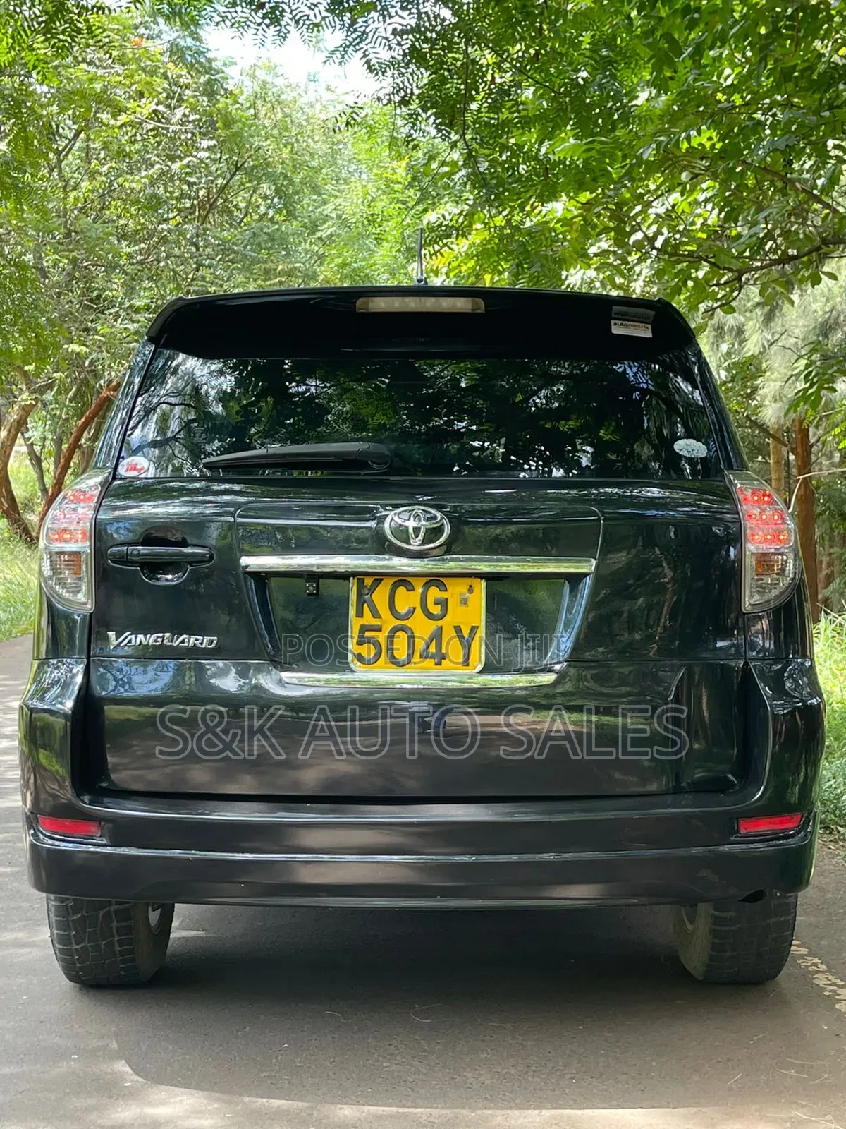 Toyota Vanguard 2009 Black