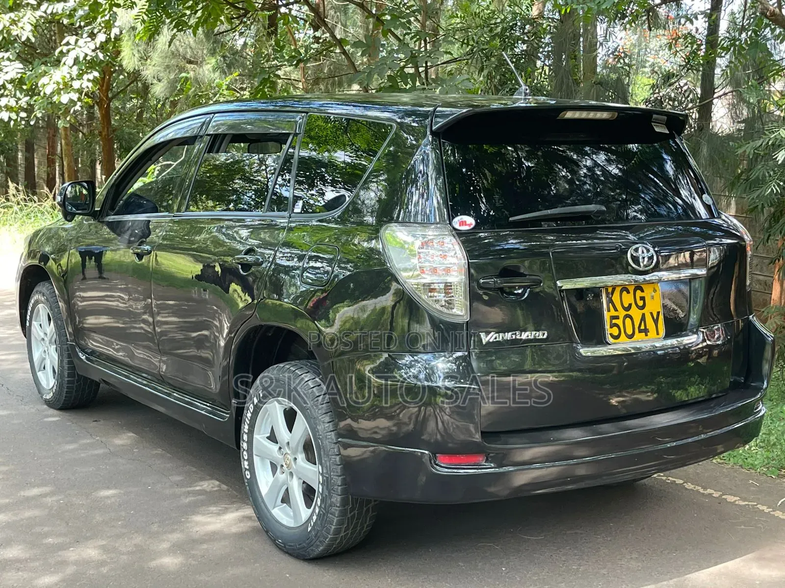 Toyota Vanguard 2009 Black