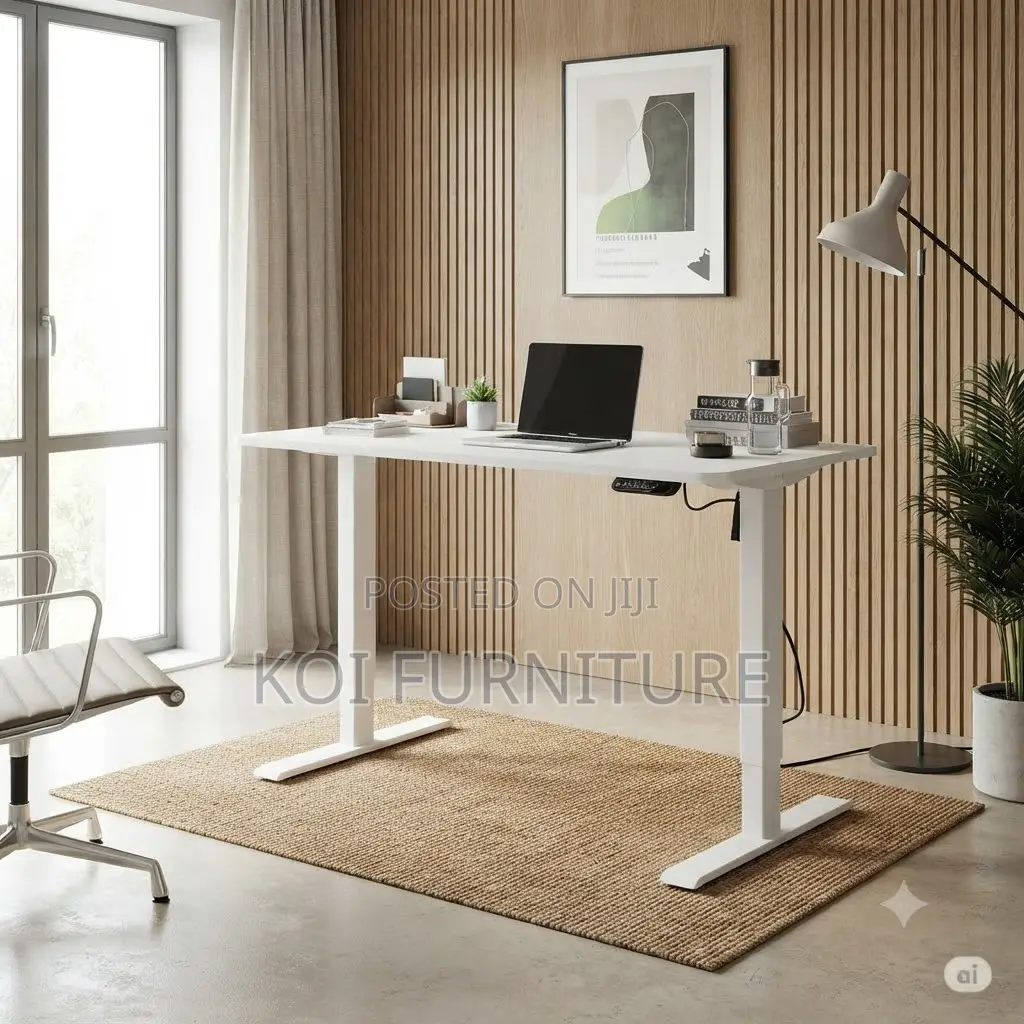 Office Desk; 1.4 Meter Electric Justus Adjustable Desk