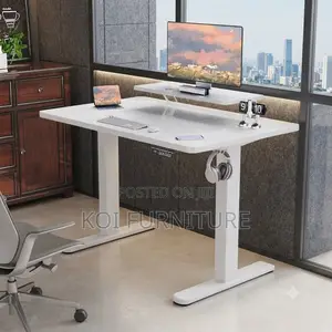 Office Desk; 1.4 Meter Electric Justus Adjustable Desk