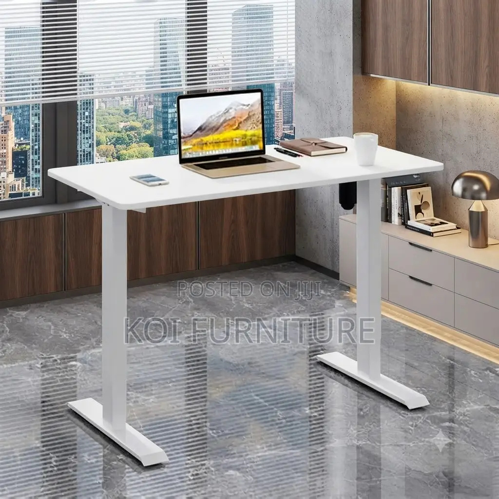 Office Desk; 1.4 Meter Electric Justus Adjustable Desk