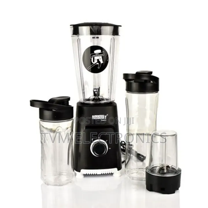 Redberry 4 in 1 Blender Rb134 With Grinder and Unbreakable 1l Jar
