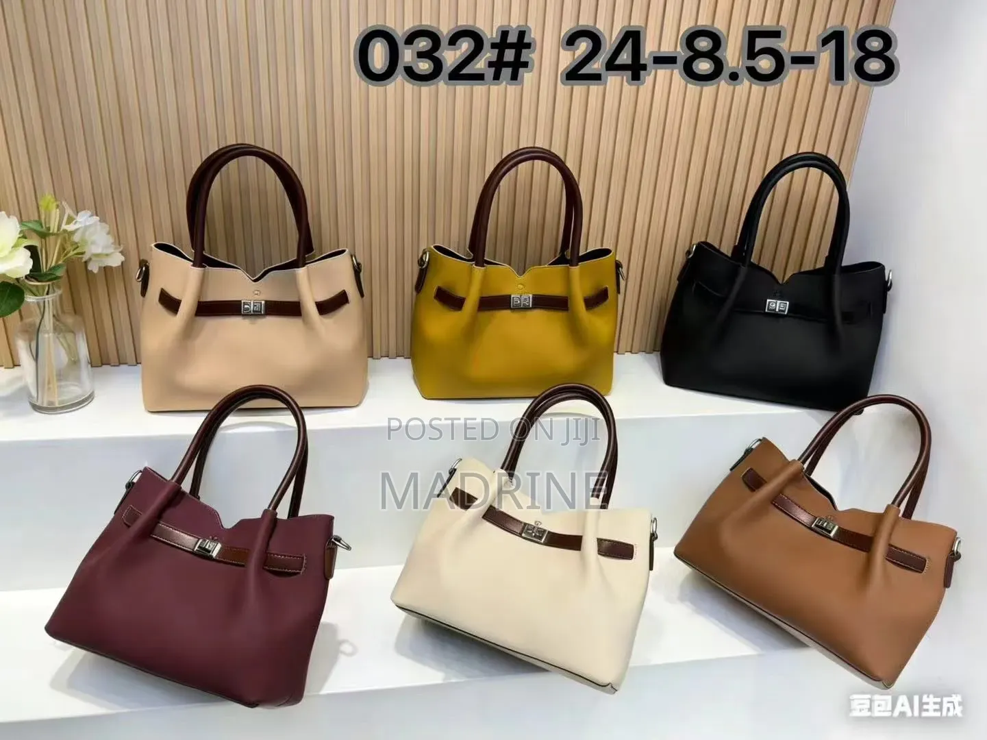 Birkin Style Tote Bag