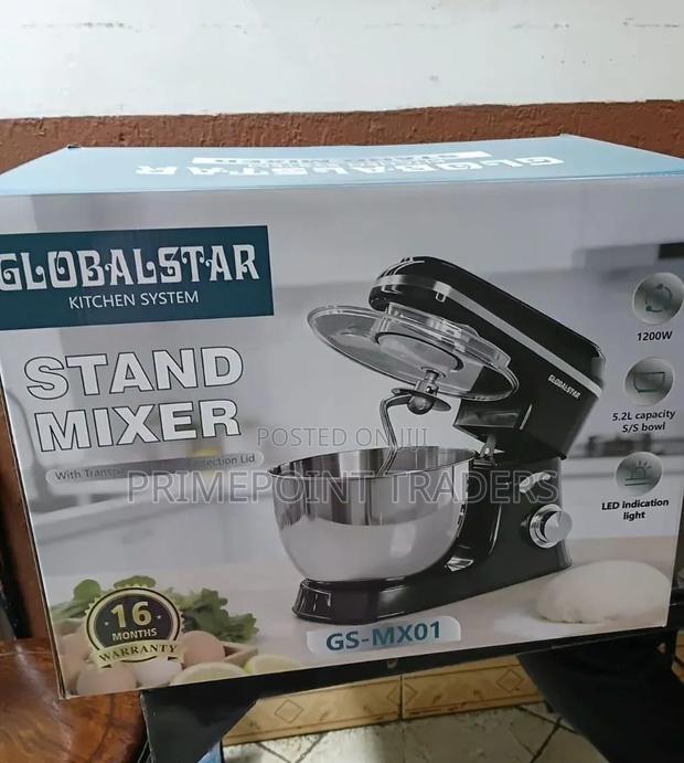 Globalstar 5.2l Commercial Stand Mixer – Powerful Baking Performance