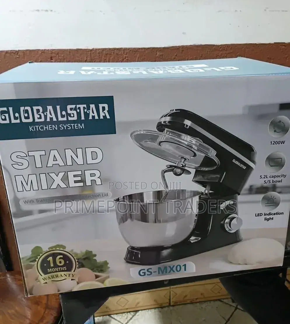 Globalstar 5.2l Commercial Stand Mixer – Powerful Baking Performance