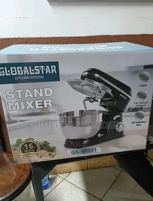 Globalstar 5.2l Multifunctional Stand Mixer – Mix, Whisk Knead
