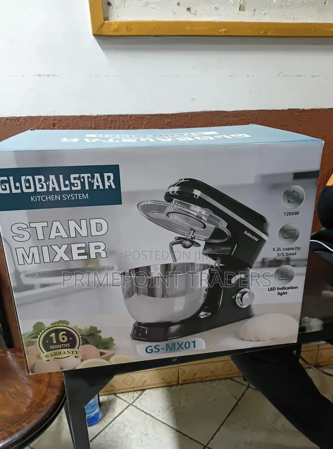 Globalstar 5.2l Professional Stand Mixer – Large Capacity Powerful