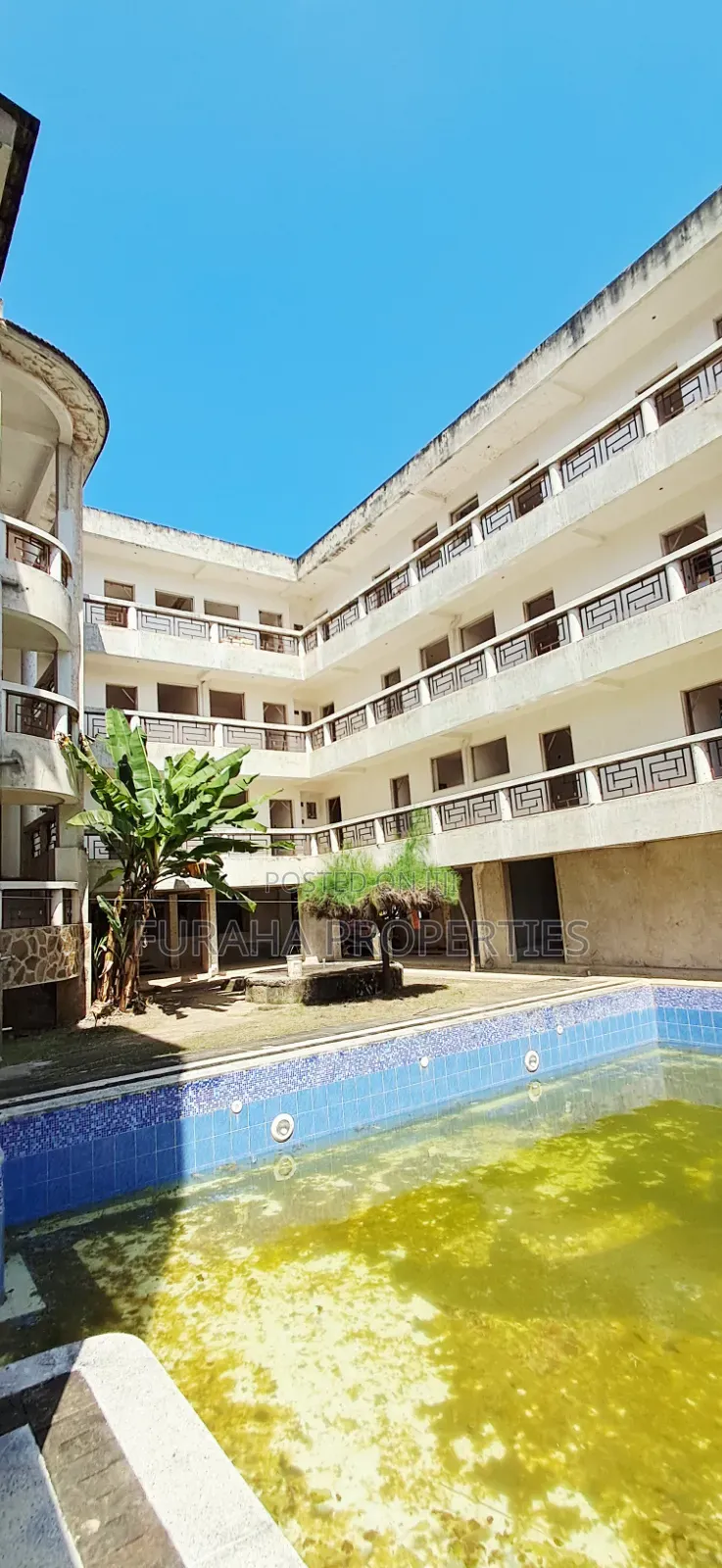 For Sale Uncomplete 37 Hotel Rooms Nyali