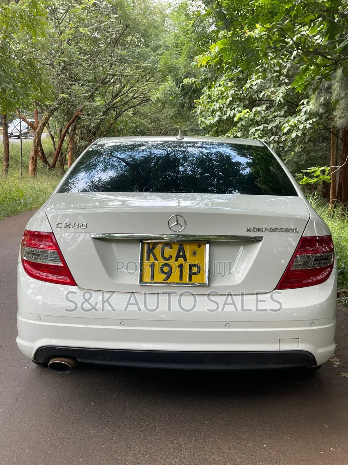 Mercedes-Benz C200 2008 White