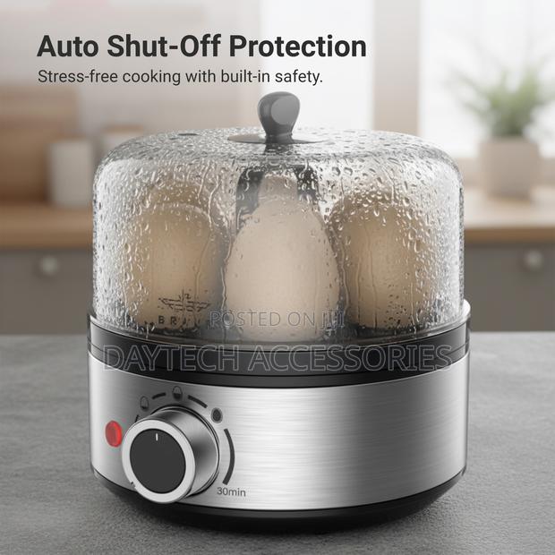 Brave Smart Electric Egg Cooker Boiler 7-Egg - Bec-01 - thumbnail 2