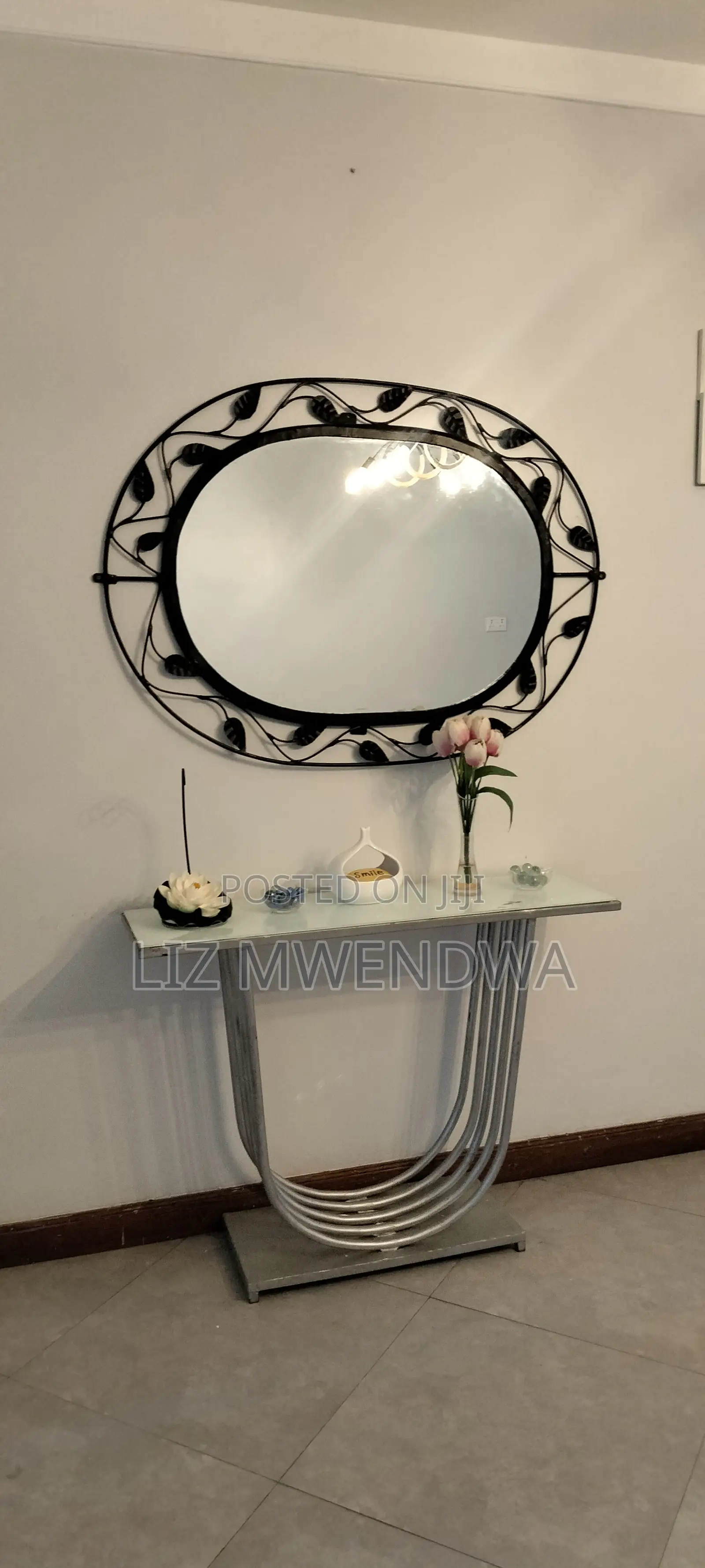 Console and a Mirror