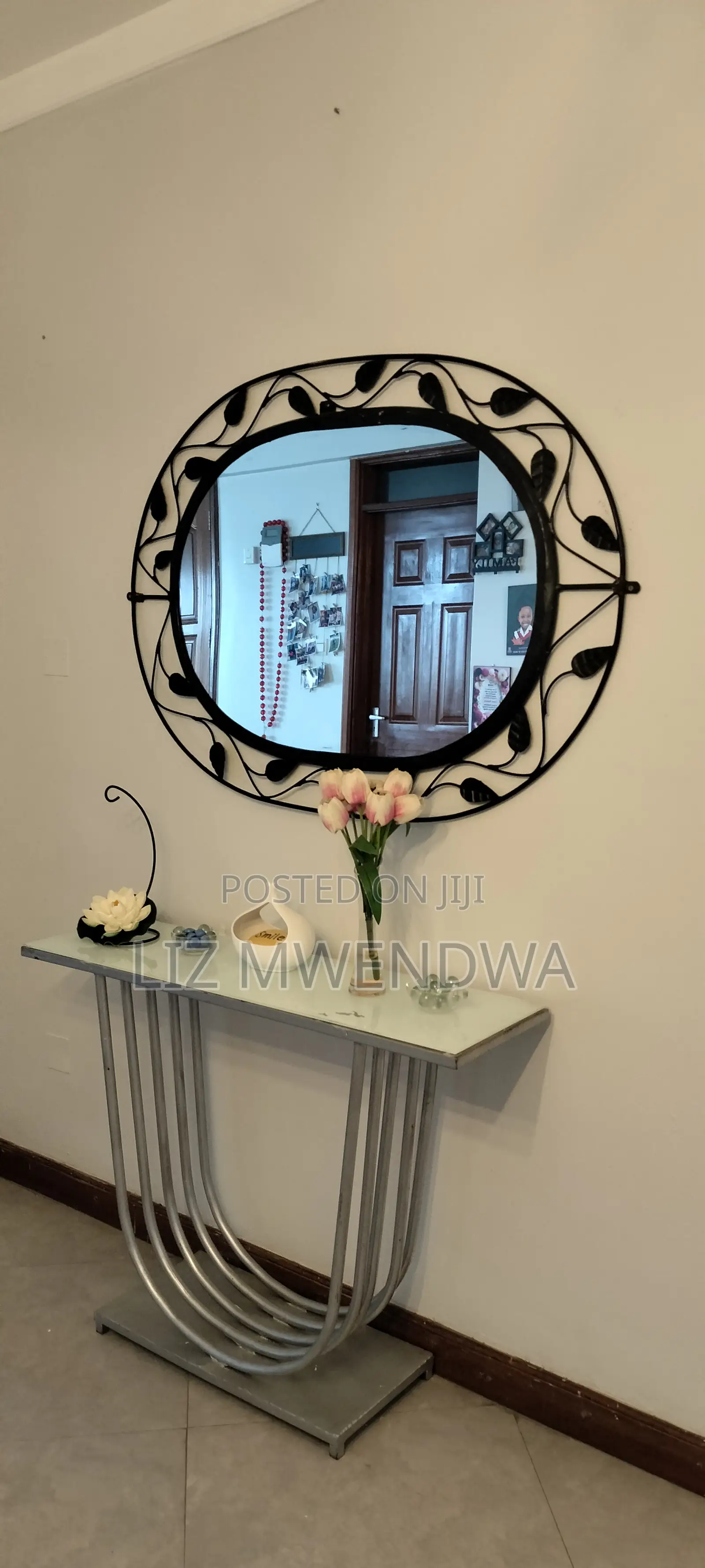 Console and a Mirror