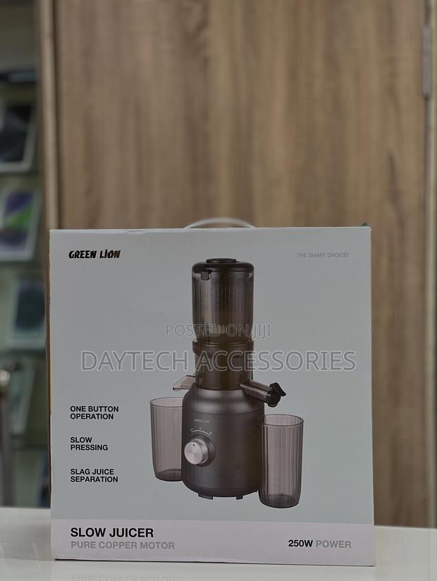 Green Lion Slow Juicer 250w Pure Copper Motor for Efficient Operation. - thumbnail 2