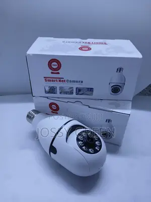 Smart Wifi Bulb Security Camera – Single Lens 360° View