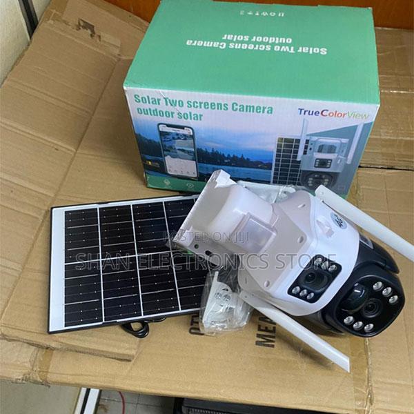 High Quality Imaging Dual Lens Solar PTZ Camera With Siren