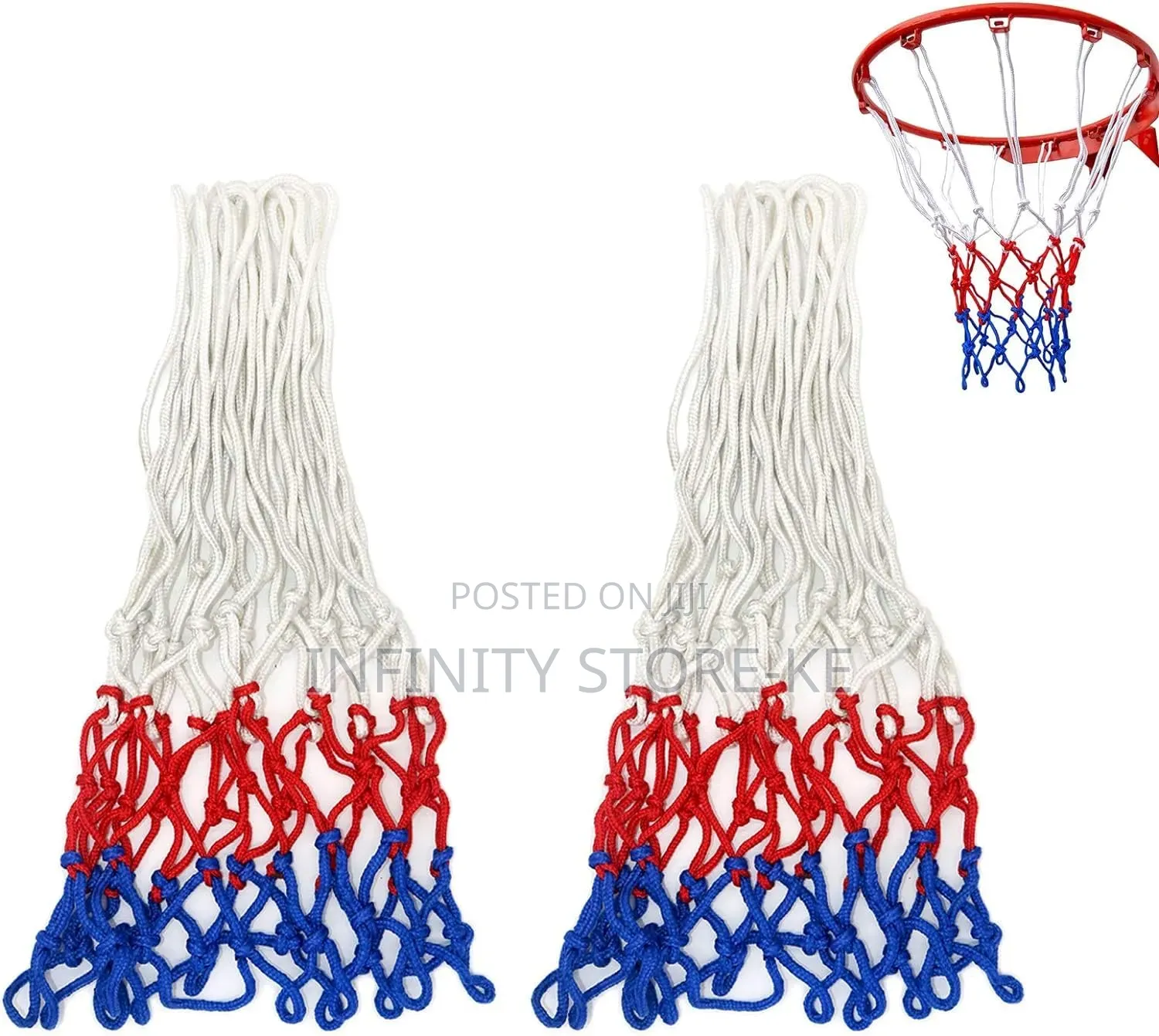 A Pair of Heavy Duty Basketball Net