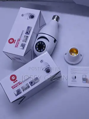 V380 App Compatible Smart Bulb Camera for Home Office Security
