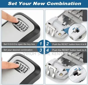 Lock Box for Airbnb Keys Combination Key Lock Box