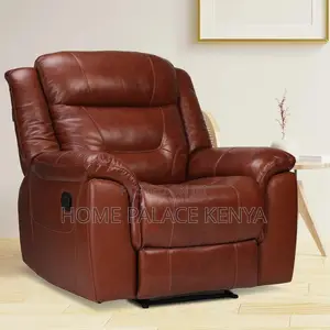 Home Sofa: Brown Tan Single Recliner