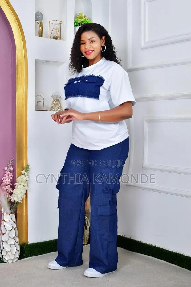 Denim Two Piece Set - thumbnail 2
