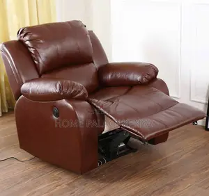 Home Sofa: Brown Tan Single Recliner