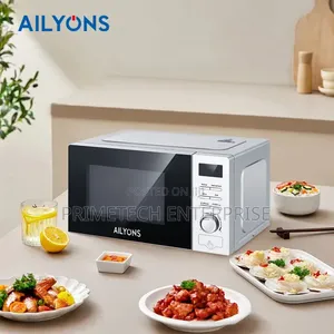 Ailyons White Manual Microwave
