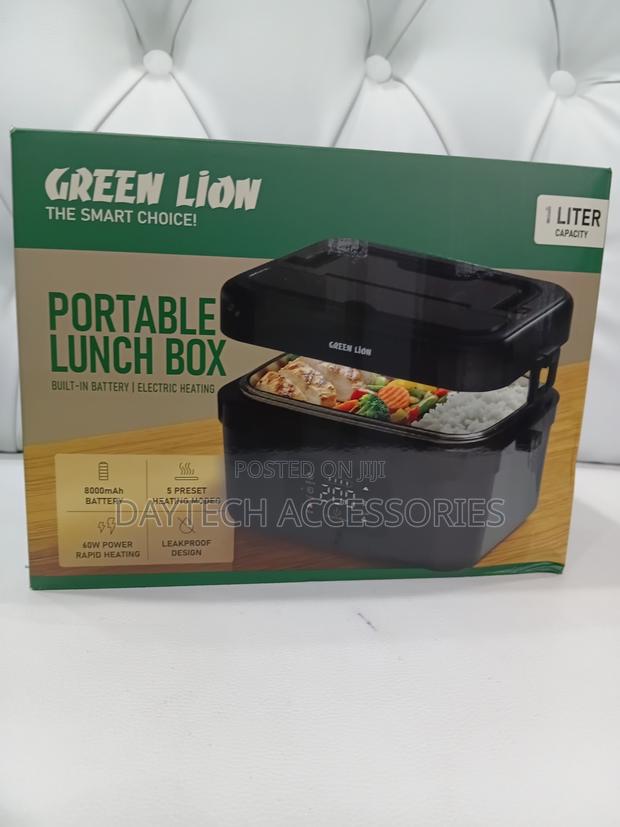 Green Lion Portable Lunch Box With Built-in Battery Electric Heating - main view